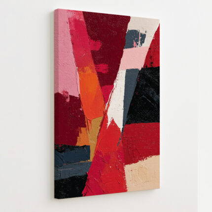 Red Mirage - Canvas Painting by Paper Pajama Company