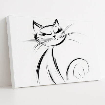 Sassy Whiskers - Canvas Painting by Paper Pajama Company