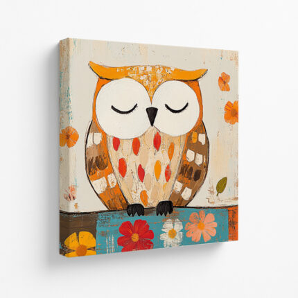Wise Whispers - Canvas Painting by Paper Pajama Company