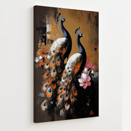 Twilight Royals - Canvas Painting by Paper Pajama Company
