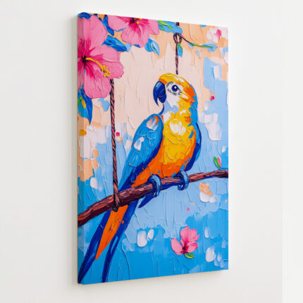 Mirror Wings - Canvas Painting by Paper Pajama Company