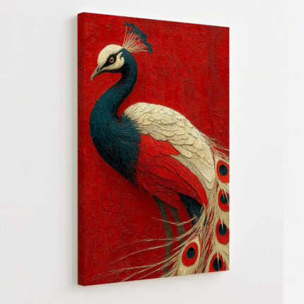 Regal Flame - Canvas Painting by Paper Pajama Company