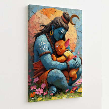 Tender Blessing - Canvas Painting by Paper Pajama Company