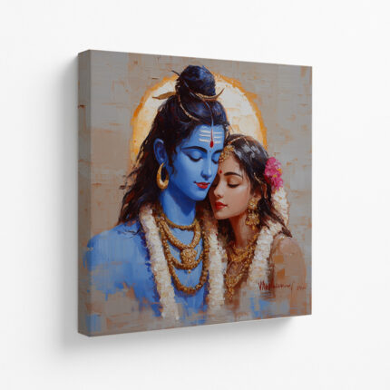 Sacred Union - Canvas Painting by Paper Pajama Company