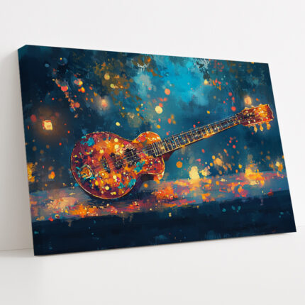 Midnight Melody - Canvas Painting by Paper Pajama Company
