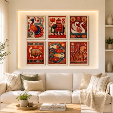 Animal Madhubani Art